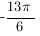-{13{pi}}/6 -{13{pi}}/6
