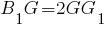 B_1G=2GG_1