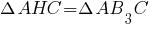 {Delta}AHC={Delta}AB_3C