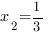 x_2=1/3
