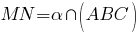 MN={alpha}{inter}(ABC)