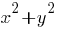 x^2+y^2