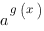 a^{g(x)}