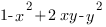 1-x^2+2xy-y^2