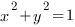 x^2+y^2=1