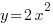 y=2x^2