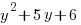 y^2+5y+6