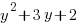 y^2+3y+2