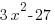 3x^2-27