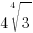 4root{4}{3}